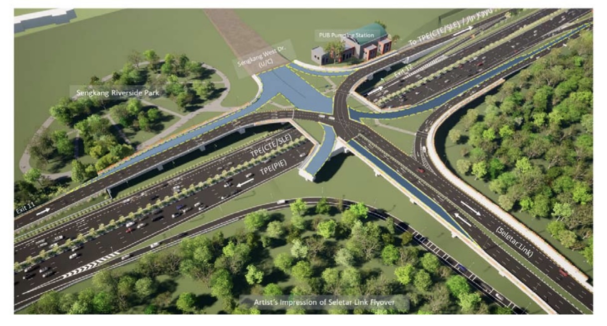 LTA: New flyover connecting Seletar Link to TPE set to open soon